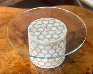 Innovative Handcrafted Geometric Pattern Resin Bone Inlay <b>Photo</b> <b>Frame</b> <b>Black</b> and White Carving for Wall Display - Product Image 1