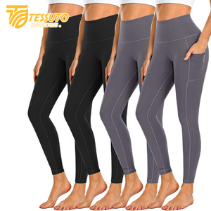 Short de course taille haute en coton/polyester pour femmes pour femmes Fitness Sports Yoga Pantalon avec doublure intérieure Séchage rapide - Product Image 1