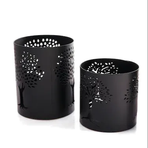 Portavelas de metal y vidrio de excelente calidad, diseño antiguo, buena venta, tarro de vela para eventos, decorativo, hecho a mano - Product Image 4