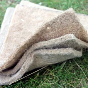 Tissu naturel non tissé de feutre de chanvre de polyester de feutre de jute perforé par aiguille exportée non-tissée du Bangladesh