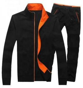 Ropa deportiva informal personalizada Color sólido Puff estampado Sudadera con capucha de dos piezas Conjuntos de pantalones de chándal Chándales de invierno de moda - Product Image 2