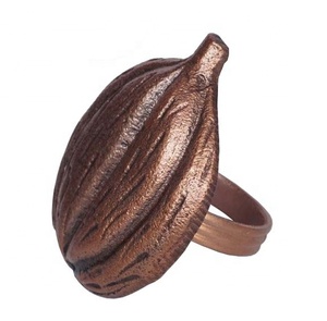 Rond de serviette en métal de marque citrouille, vaisselle de fête stockée - Product Image 2