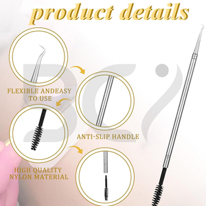 Faites votre propre meilleur fournisseur avec une brosse de forme incurvée Nouvelle arrivée en acier inoxydable Separaor Eye Lash Tools - Product Image 3