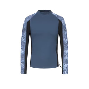 OEM logotipo personalizado Fitness Rash Guards Ropa deportiva de manga larga para nadar y MMA Sublimación Imprimir Natación Rash Guards - Product Image 1