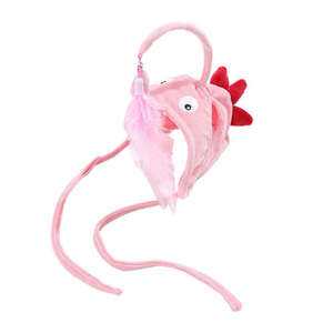 New Eco-Friendly Modern Interactive Self Catnip Cat Teaser <b>Mouse</b> <b>Toy</b> with Feather Head Design for Cats - Product Image 2