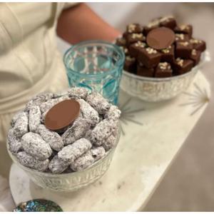 Nouvelle arrivée design classique forme ronde chocolat bol de service prime qualité métal chocolat bol de service prix compétitif - Product Image 3