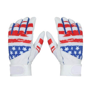 Guantes de bateo de béisbol unisex de piel de cabra profesional al por mayor diseño personalizado con logotipo personalizado - Product Image 5