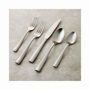 High Quality Stainless Steel <b>Flatware</b> <b>Set</b> with Unique Handle Design Luxury <b>Flatware</b> <b>Set</b> for Wedding Use - Product Image 5