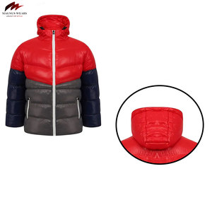 OEM Customizable Breathable <b>Mandarin</b> <b>Collar</b> Men's Winter Puffer <b>Jacket</b> Solid Canvas Street Wear Fashionable Outdoor Design Sale - Product Image 4