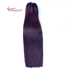 Флэш-распродажа! Двойные прямые вьетнамские волосы из кости, цветные волосы, натуральные человеческие волосы, свяжитесь с нами, по лучшей цене, оптовая цена