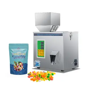 Factory Price Semi-automatic Granule Powder Weighing Count Filling Machine Small Candy Pouch Packaging Machine