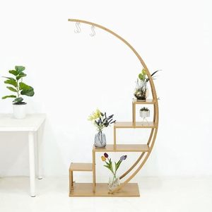 Wholesale Carved Multi Tier Flower <b>Pot</b> <b>Holder</b> Rack Living Room Metal Plant Stand In Best Quality - Product Image 4