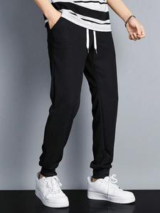 กางเกงวอร์มสำหรับผู้ชายกางเกงวิ่งกางเกงวอร์มขายาวปรับแต่งได้ - Product Image 2