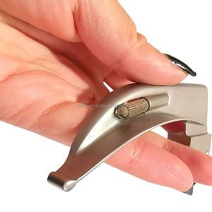 Laryngoscope optique léger électrique durable de fibre d'acier inoxydable réglé pour adulte/équipement médical pédiatrique de tailles pour - Product Image 4