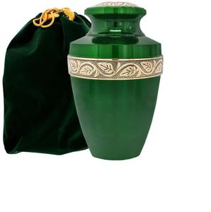 Urne funéraire décorative RABEH, nouveau style, argentée, style américain, en laiton, aluminium et fer, haute qualité, faite à la main, durable - Product Image 1