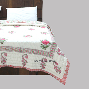 Handmade Đầy Đủ Bộ Đồ Giường Đặt Mềm Cotton Chăn Bedsheet Gối Bìa Với Hoa Mô Hình Trang Trí Nội Thất Khâu Bộ Đồ Giường - Product Image 6