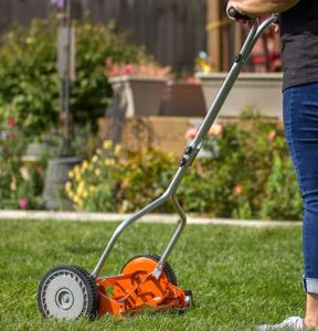 Eco friendly American Lawn <b>Mower</b> 1204 14 reel <b>mower</b> for sale 14 inch 4 blade manual <b>push</b> quiet precise lawn cutting tool - Product Image 2