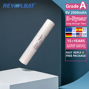 Revolbat <span class=keywords><strong>6V</strong></span> 2500mAh <span class=keywords><strong>NICD</strong></span> 108-000-439 108-000-817 108-439 40070149 9032 ARXX075 Batería de repuesto para linterna - Product Image 1