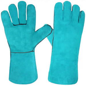 Vêtements de travail de haute qualité gants de soudage résistant aux étincelles gants de travail de sécurité industrielle personnalisables sûrs à la chaleur vestes - Product Image 3