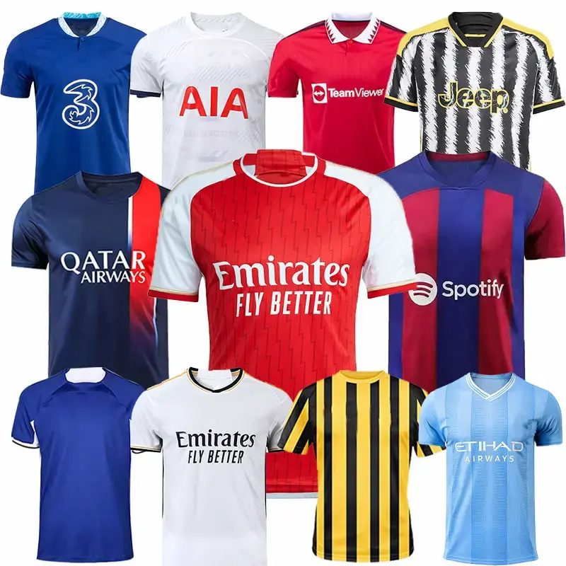 Новый 2023, высококачественный трикотаж, тайский футбол, Мужская Футбольная форма, набор командных футболок, Футбольная Одежда