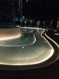 9W Recessed Underwater LED Light | <b>Concealed</b> Mount | Warm <b>White</b> to Cool <b>White</b> 1800K 6500K | AC 230V / DC 24V - Product Image 3