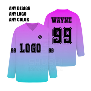 Maillot de hockey sur glace personnalisé du Pakistan, imperméable, 100% polyester, design uni pour l'entraînement, nom d'équipe personnalisé disponible - Product Image 2