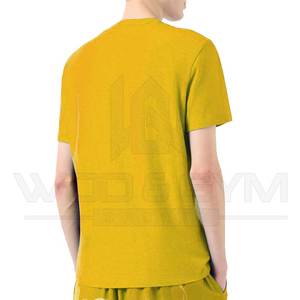 เสื้อยืดผู้ชายแบบแห้งเร็วเสื้อแขนสั้นผ้าโพลีเอสเตอร์ออกแบบโลโก้ได้ตามที่ต้องการ - Product Image 4