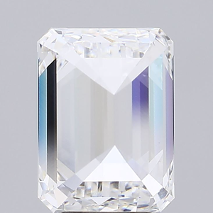 Diamant de laboratoire Rising Diamond DH 5 émeraude 5,01 carats, taille émeraude, couleur E, clarté VVS2, percé au laser, certifié IGI, bijoux - Product Image 6