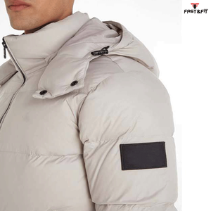 Chaqueta de Invierno Impermeable para Hombre, con Cuello Alto, de Lona de Alta Calidad, Precio al por Mayor, Hecha en Pakistán - Product Image 5