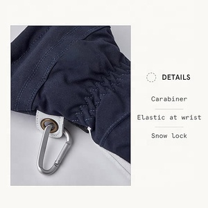 Winter Cold Proof Warm Cowhide Leather Insulate Outdoor Windproof Thermal Ski <b>Mittens</b> <b>Gloves</b> - Product Image 4