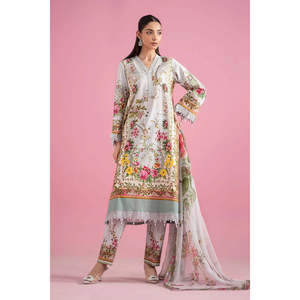 Colección Eid Primavera/Verano 2025 de Maria B, MPT-2605-B TC-1273, Blusa de Chifón para Uso Diario - Product Image 1