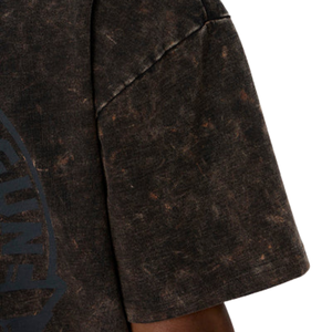 T-shirts pour hommes en coton 100% lavé, coupe ample, couleur café, style vintage, streetwear décontracté, doux, respirant, pour un usage quotidien urbain - Product Image 6