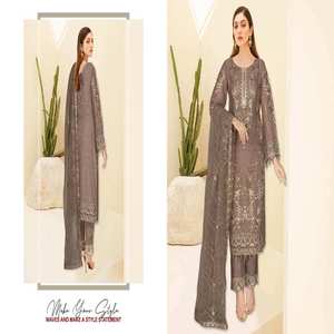 ชุดอินเดียและปากีสถานคอลเลกชั่นล่าสุดของ Ramsha คอลเลกชันที่สวยงาม - Product Image 5