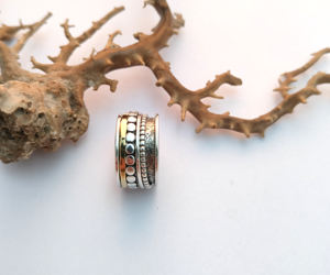 แหวนพลอย925สำหรับผู้หญิงทำด้วยมือแหวนเงินสเตอร์ลิงทรงกลมคุณภาพสูง - Product Image 2