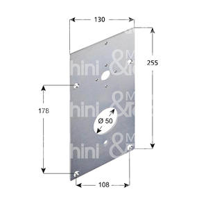 PLAQUE DE FIXATION POUR ISEO 4RM - Product Image 1