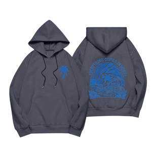 330 GSM sweats à capuche colorés coton Polyester impression personnalisée vêtements de rue surdimensionnés manches longues sweats à capuche et sweat-shirts pour hommes - Product Image 6