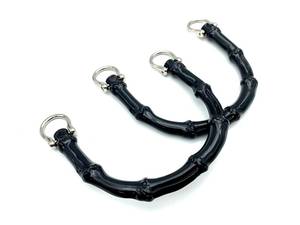 Vente en gros de nouveaux accessoires de bagages à poignée en bambou de l'Inde sangle et clip de sac de bricolage faits à la main en bois Excellent prix! - Product Image 1