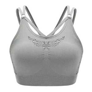 <b>Mesh</b> Bra Yoga Hot Sexy Custom Logo Activewear Sports Bra Gym Women's Tank <b>Tops</b> Fitness Workout Yoga Sports Bra - Product Image 5