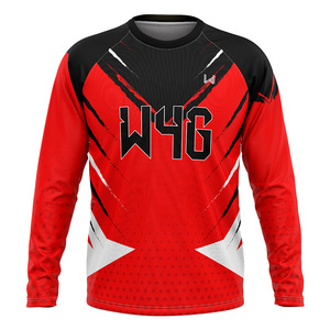 W4G Top de gimnasio de compresión hecho a medida 100% poliéster respetuoso con el medio ambiente transpirable sin costuras ligero de secado rápido flaco diseño Simple - Product Image 1