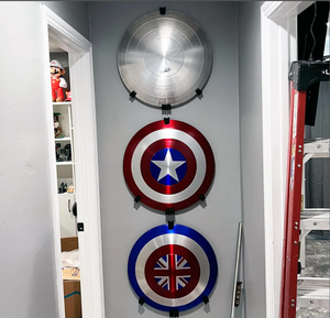 Support mural pour Capt America Shield Best Avenger Lovers Shield pour la décoration intérieure/décoration murale Bouclier Articles cadeaux pour les amoureux de la guerre - Product Image 1