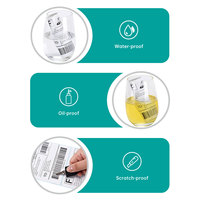 Étiquette autocollante thermique directe découpée sur mesure 40x30mm, étiquette code-barres imperméable pour imprimante industrielle, minimum 500 pièces