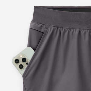 Short en maille de haute qualité hommes Short de basket-ball pour hommes pour hommes maille avec poche High Street Hip-Hop dernière coupe décontractée - Product Image 5