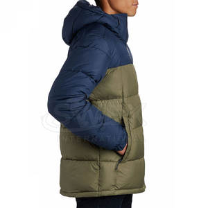 Concevez votre propre logo sur mesure Veste d'hiver à capuche pour hommes Vêtements décontractés imperméables Veste d'hiver à capuche à bulle - Product Image 3