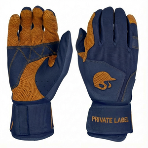 Premium Custom Design Logo Colors Baseball Gloves OEM Wholesale Pricing Digital Palm Perforated Backing <b>Softball</b> Batting Gloves - Product Image 6