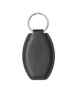 Porte-clés mode de luxe pour hommes, porte-clés personnalisés de couleur unie, porte-clés de voiture en cuir véritable populaires, vente en gros - Product Image 1