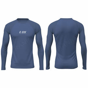 เสื้อกีฬาแบบรัดรูป เสื้อวิ่งออกกำลังกายแบบรัดรูป รับสกรีนโลโก้ เสื้อรัดรูป - Product Image 3