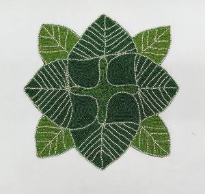 Nouveau design de dessous-de-plat en verre perlé, fabriqué directement en Inde, avec perles de rocaille, lavable, pour la décoration de table - Product Image 6