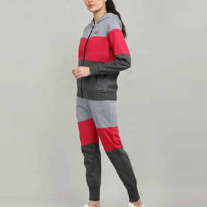Chándal de mujer de invierno de calidad superior Diseño de dos piezas Tu propio chándal de manga larga para mujer - Product Image 3