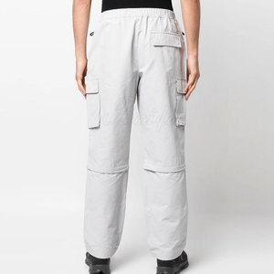Pantalon de sport décontracté multi-poches Hip Hop pour homme Pantalon de gym avec fermeture à bouton et braguette Pantalon de survêtement léger d'automne personnalisable - Product Image 4