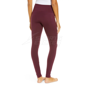 Leggings de Yoga para Mujer, Hechos en Fábrica, de Alta Calidad, Sólidos, Transpirables, de Spandex/Poliéster, Pantalones Largos para Fitness - Product Image 3